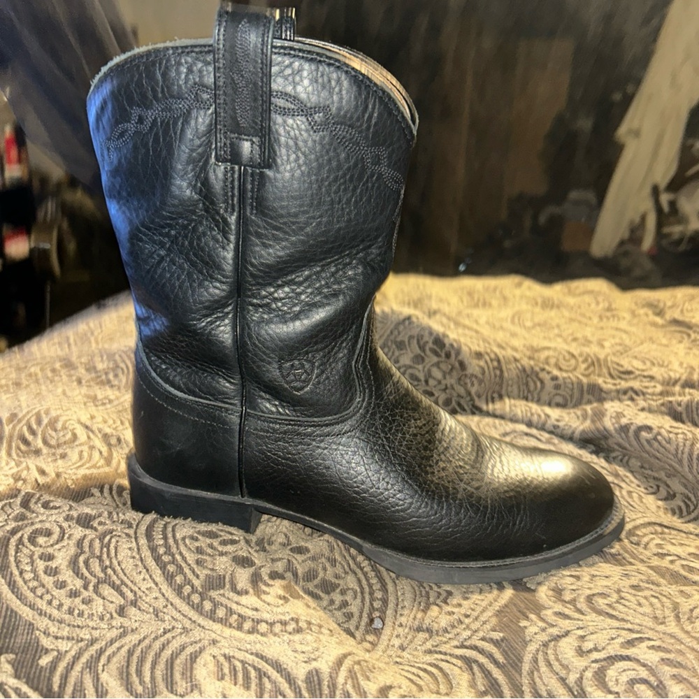 Black Leather Boots